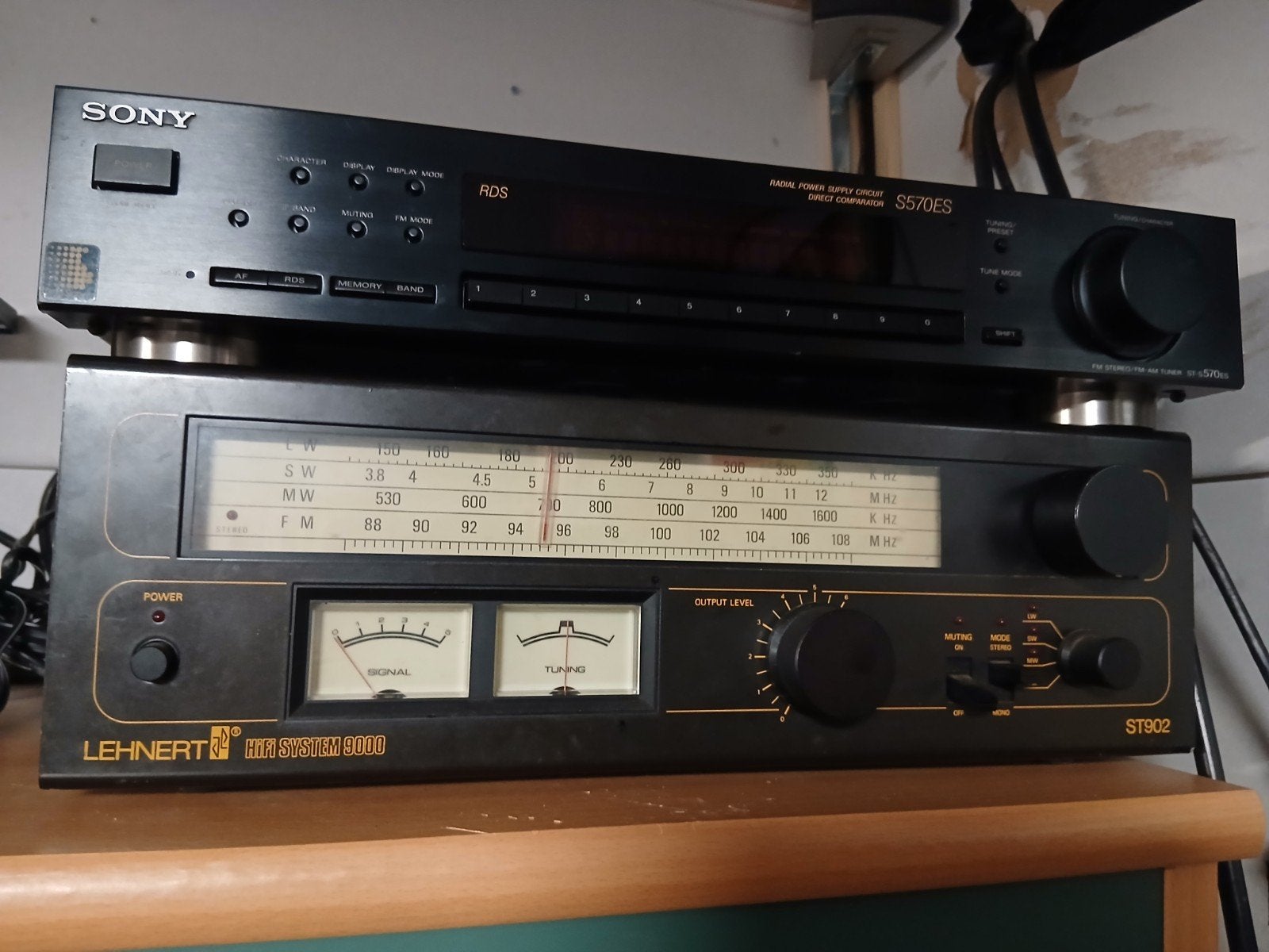 Sony S570ES Tuner en Lehnert ST902 Hifi Systeem, Ophalen of Verzenden, Gebruikt, Analoog
