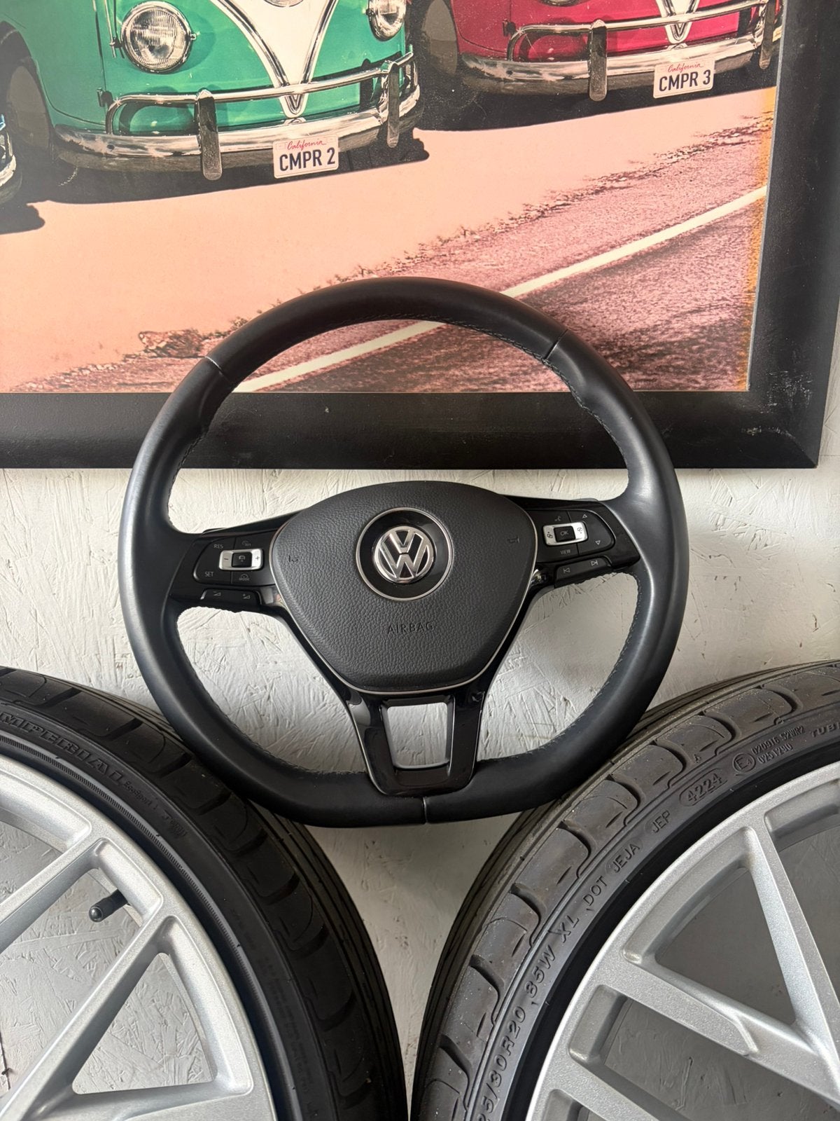 Vw polo aw highline stuur incl airbag NIEUWSTAAT!!, Ophalen, Nieuw, Volkswagen