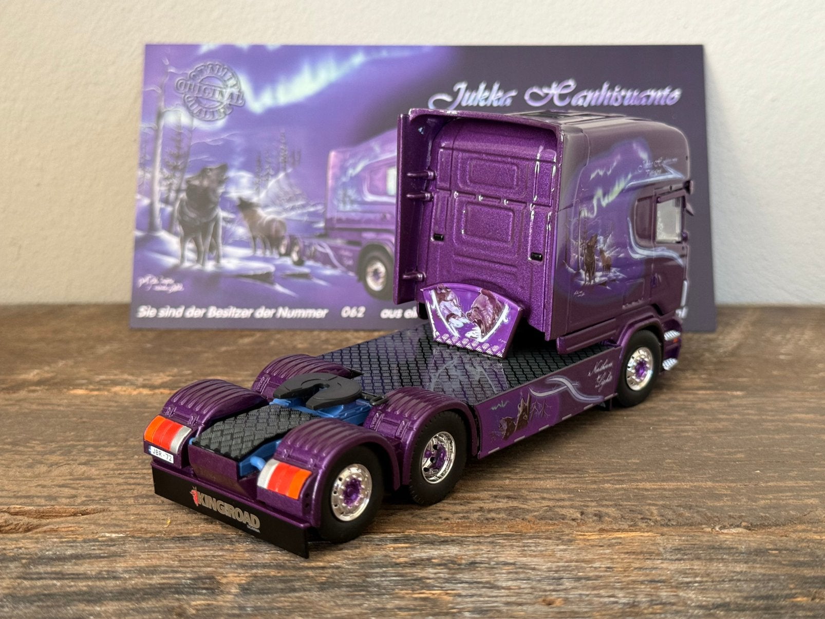 Tekno - Scania Longline Jukka, Ophalen of Verzenden, Zo goed als nieuw, Bus of Vrachtwagen, Tekno
