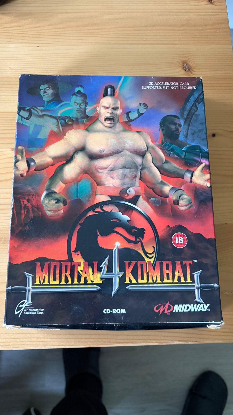 Mortal Kombat 4 pc klassieker, Vanaf 18 jaar, Vechten, 2 spelers, Ophalen of Verzenden