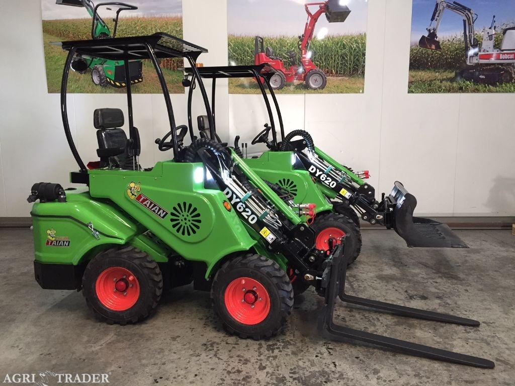 Nieuwe TAIAN DY620 Minishovel met telescoopgiek, bak en vork, -, Niet opgegeven, Ophalen of Verzenden, Niet opgegeven
