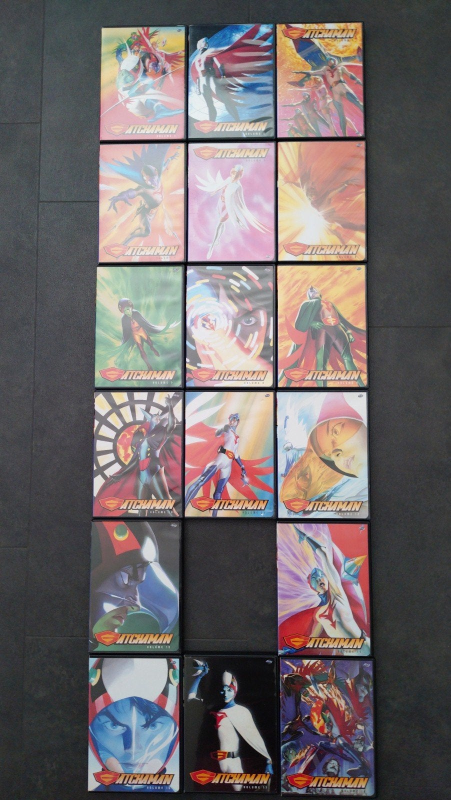 Gatchaman (Battle of the Planets) anime DVD collectie, Verzenden, Zo goed als nieuw, Anime (Japans), Tekenfilm