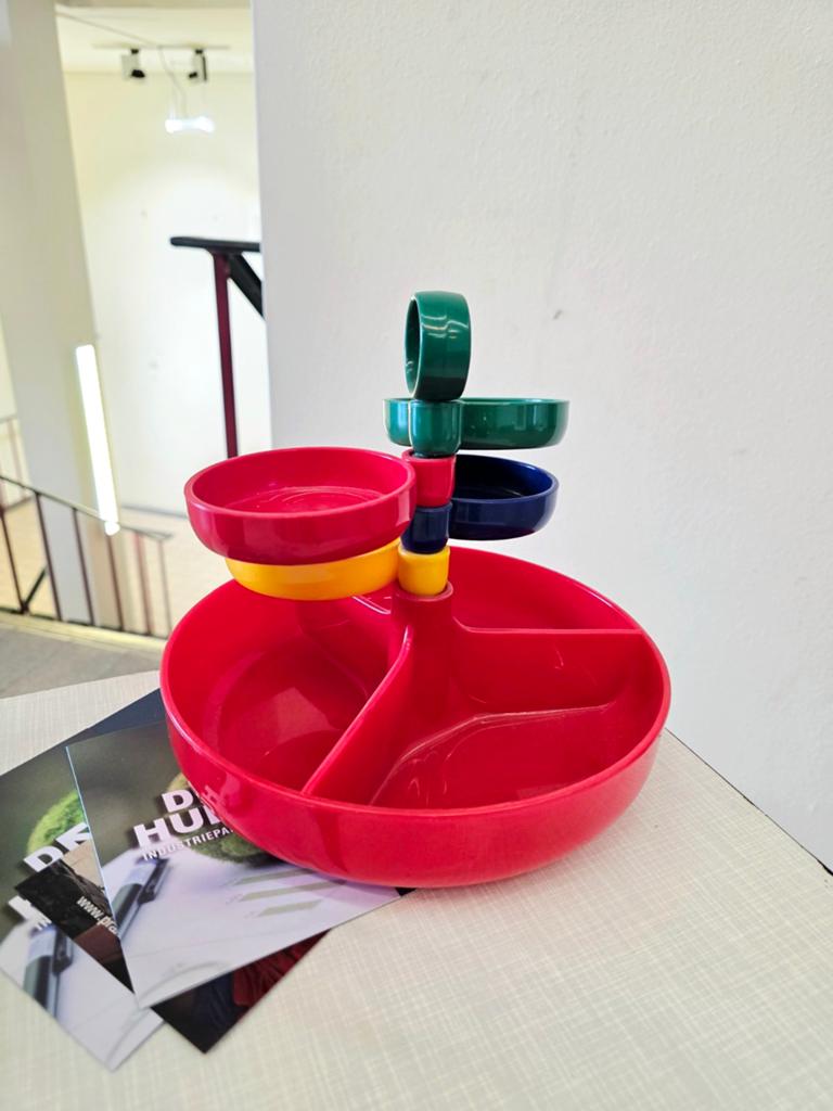 Retro Space Age Snack Tower by Emsa (1970s), Kunststof, Ophalen of Verzenden, Meerkleurig, Overige merken