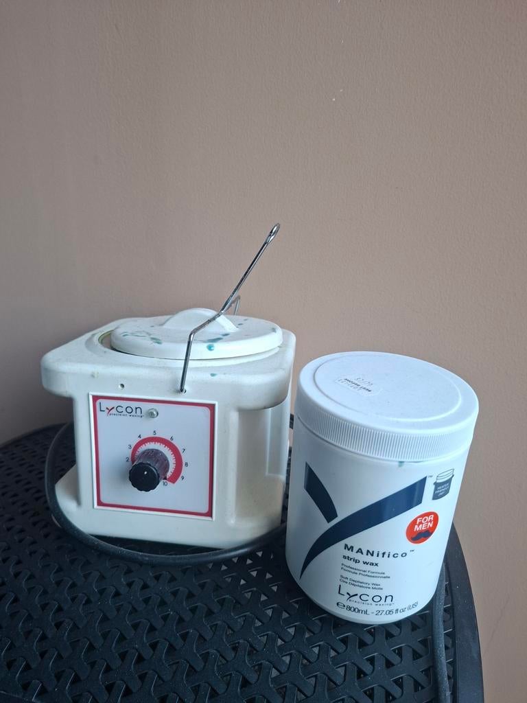 Lycon Waxpot met Manifico Strip Wax - Voor Thuis of Salon, Ophalen of Verzenden, Gebruikt, Scheren en Epileren
