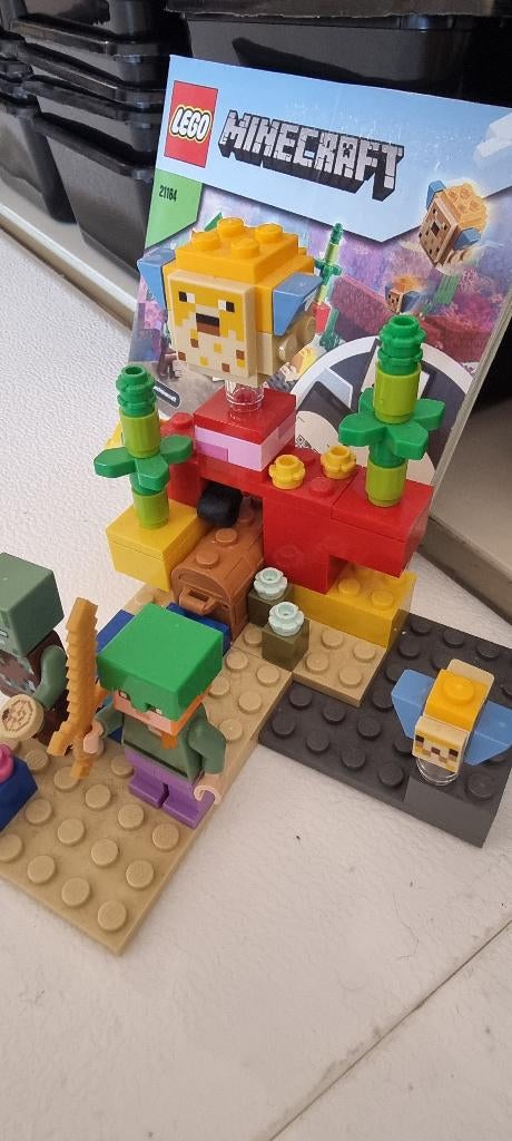 21164 LEGO Koraalrif, Minecraft, Lego, Ophalen of Verzenden, Complete set