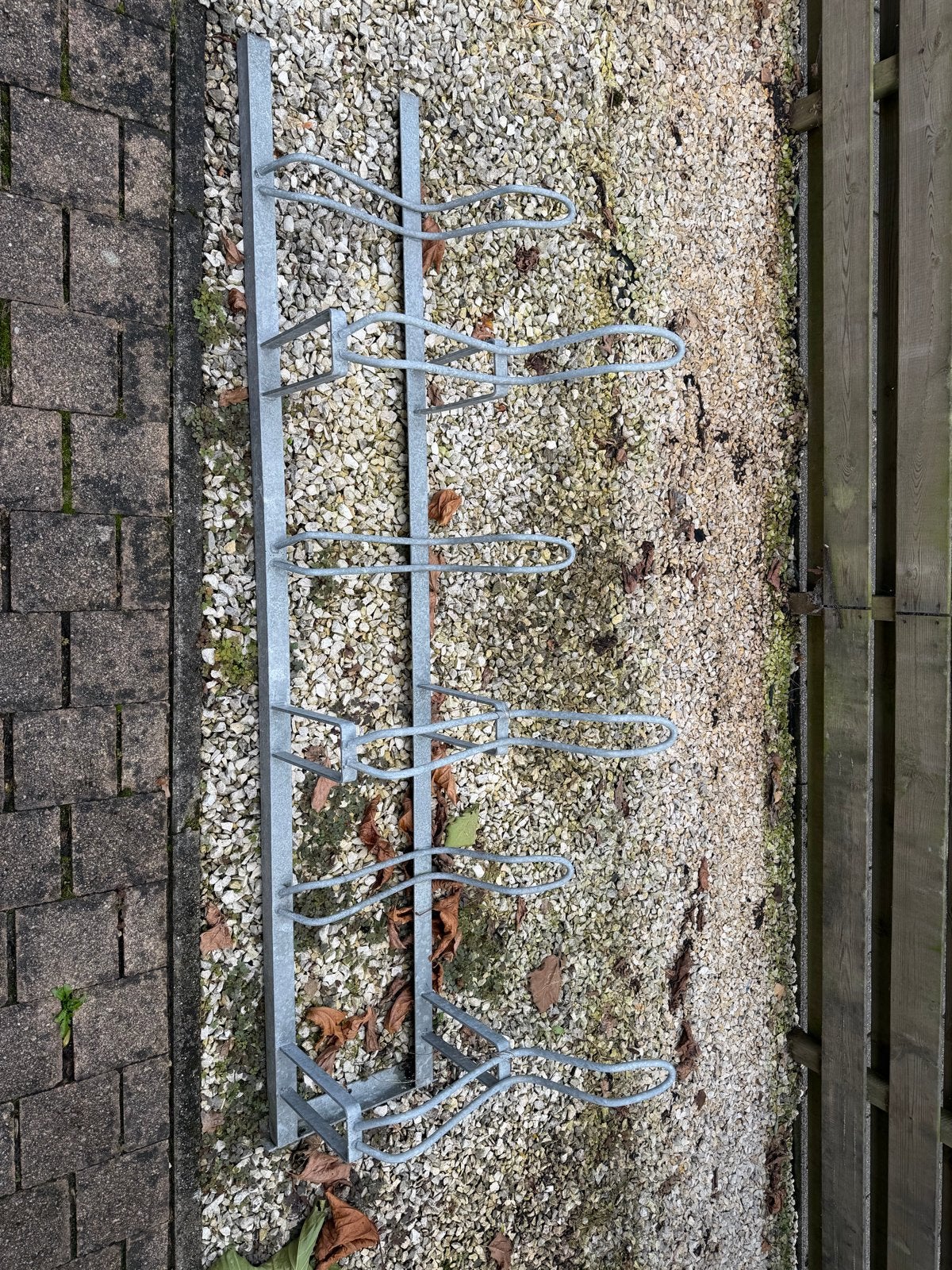 Stevig fietsenrek voor 5 fietsen - Gegalvaniseerd staal, Ophalen, Gebruikt