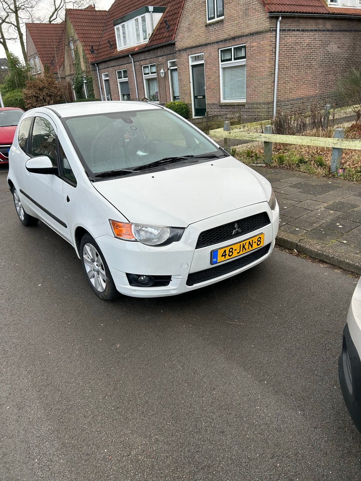 Mitsubishi Colt 1.3 Mivec CZ3 2009 Wit, Auto's, Mitsubishi, Voorwielaandrijving, Stof, USB, Origineel Nederlands