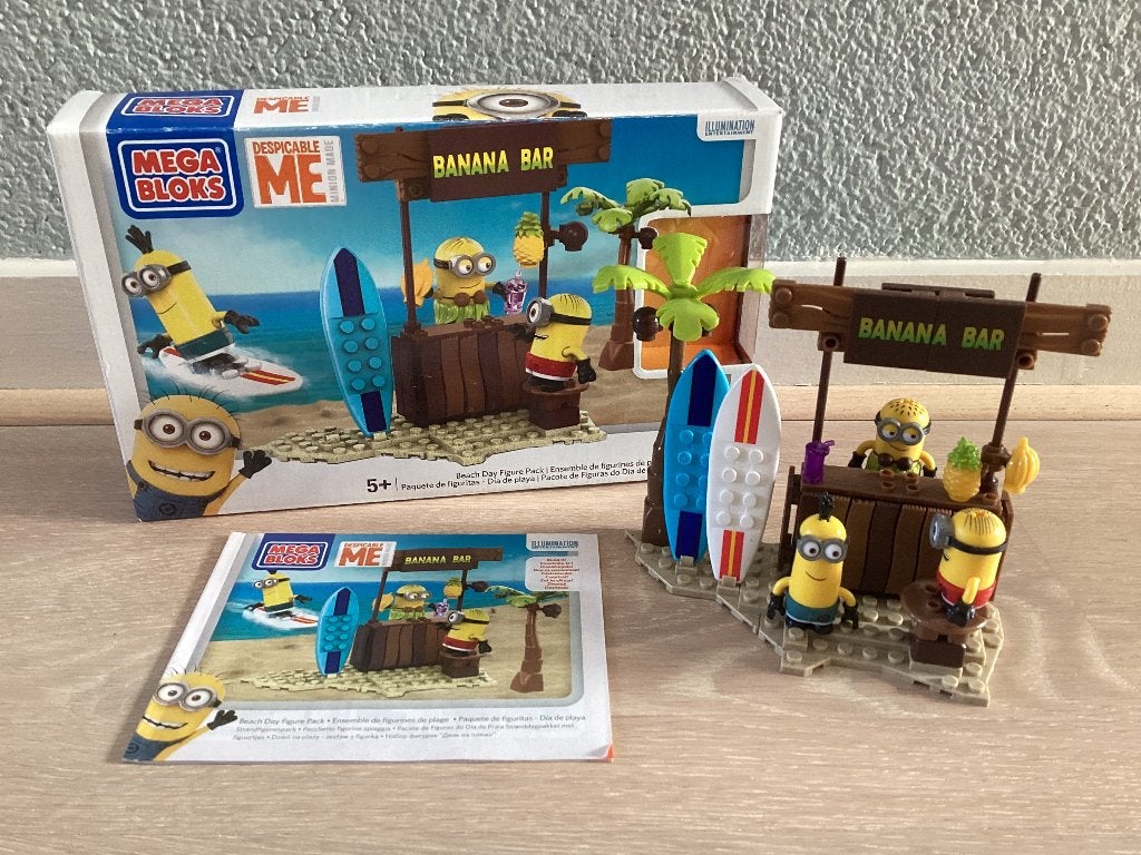 Mega Bloks Despicable Me Minions Banana Bar, Ophalen of Verzenden, Zo goed als nieuw, Megabloks