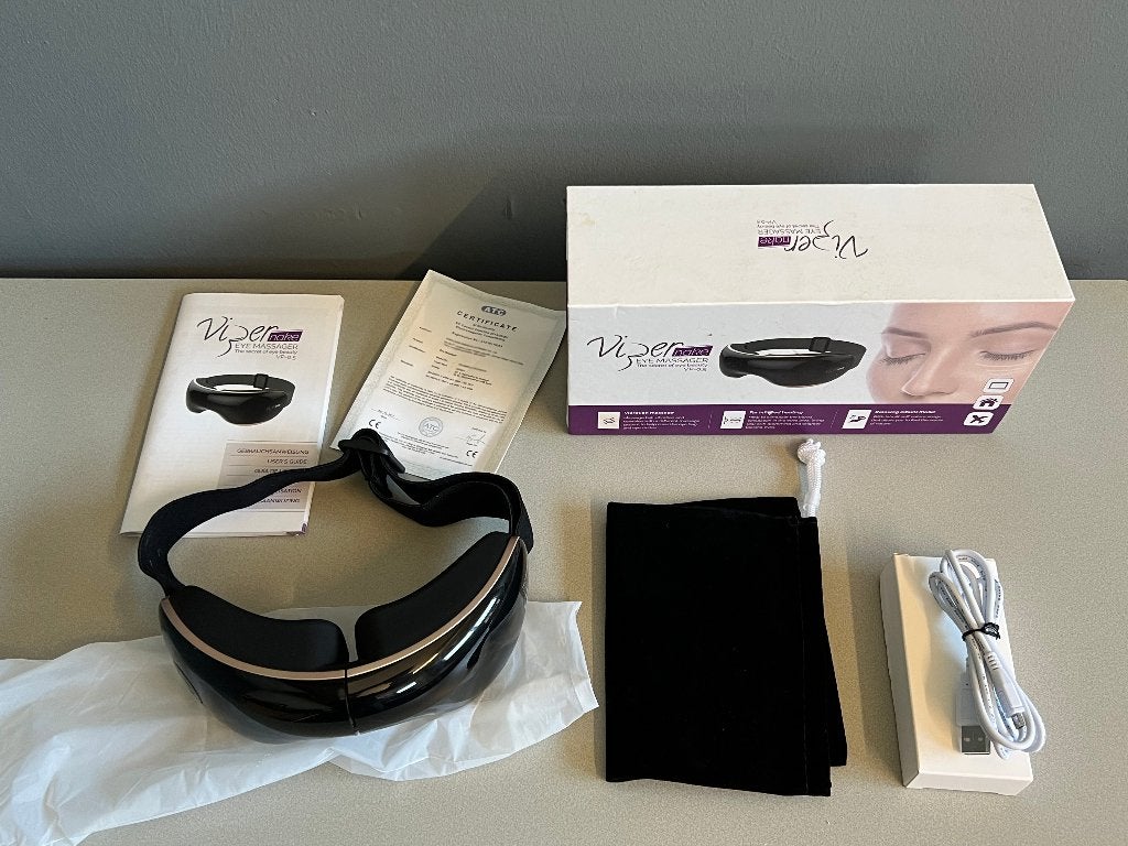 Luxe Oogmassage Masker met Warmte & Muziek – Vipernake, Ophalen of Verzenden, Zo goed als nieuw, Overige typen