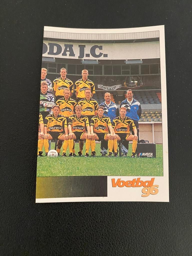 Roda JC Elftal - Panini Voetbal 96, Ophalen of Verzenden, Zo goed als nieuw, Roda JC, Poster, Plaatje of Sticker