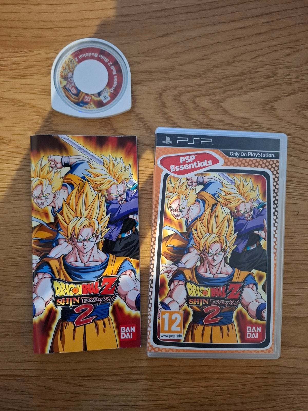 Dragon Ball Z Shin Budokai 2 PSP Essentials, Ophalen of Verzenden, Zo goed als nieuw, PSP, Met games