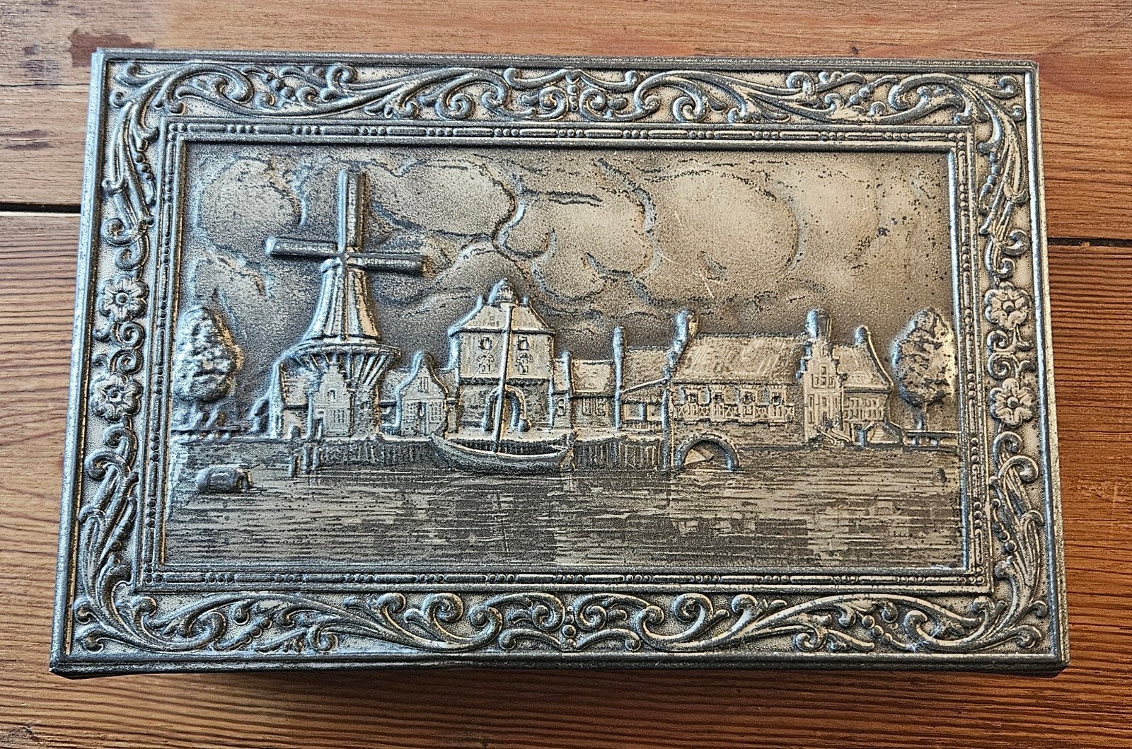 **antiek/ vintage blik van Heineken uit 1939**, Ophalen of Verzenden, Gebruikt, Heineken