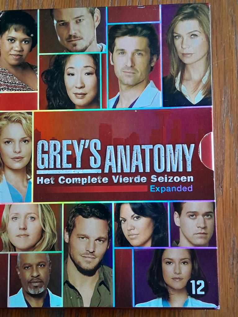 Grey's anatomy seizoen 4 expanded dvd, Vanaf 12 jaar, Ophalen of Verzenden, Gebruikt, Drama