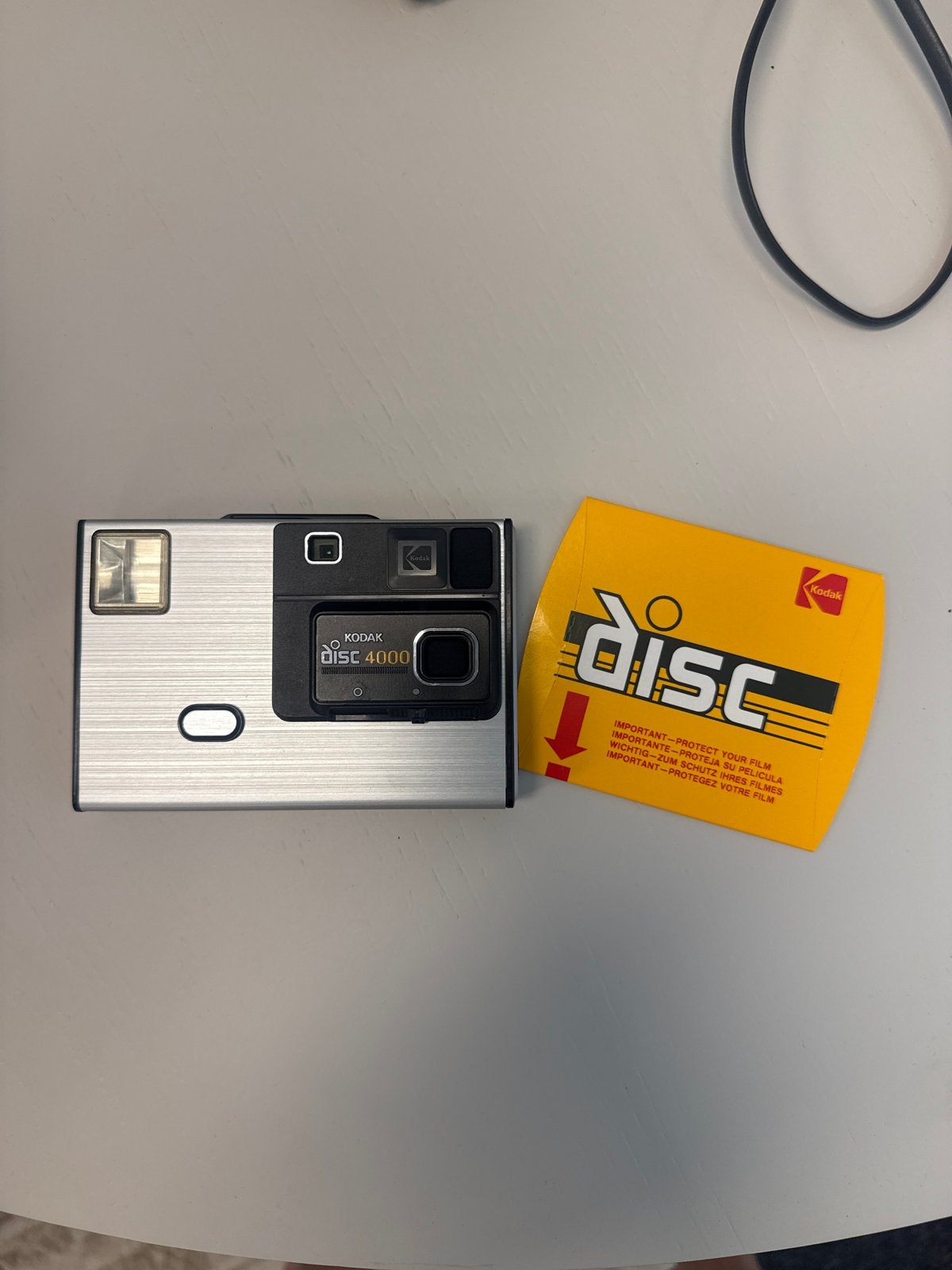 Kodak Disc 4000 camera met rolletje, Ophalen, Gebruikt, Compact, Kodak
