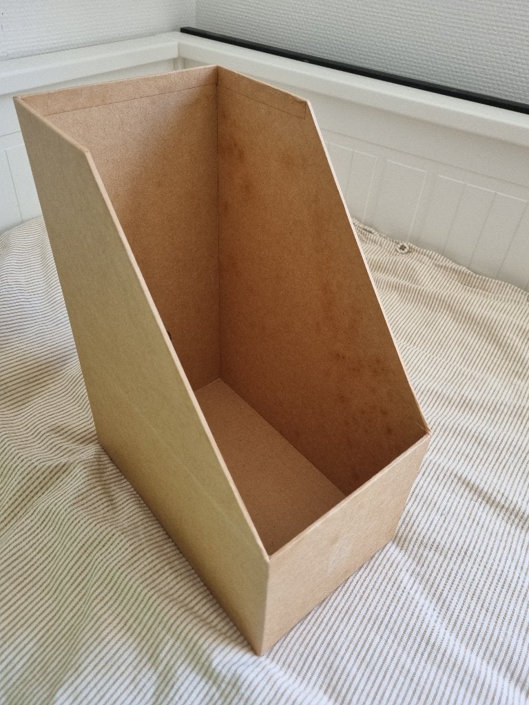 Kraft paper style Tijdschriftencassette tijdschriftenhouder, Huis en Inrichting, Woonaccessoires | Krantenbakken en Lectuurbakken