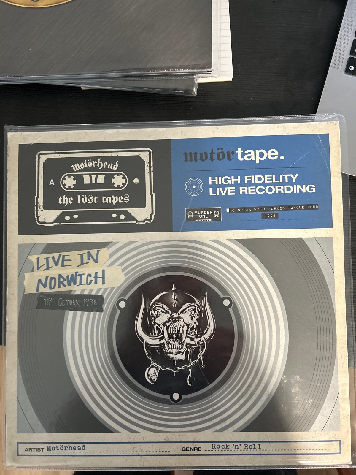 Motörhead - The Löst Tapes: Live in Norwich 1998 (Blauw Viny, Cd's en Dvd's, Ophalen of Verzenden, Zo goed als nieuw, Live-album