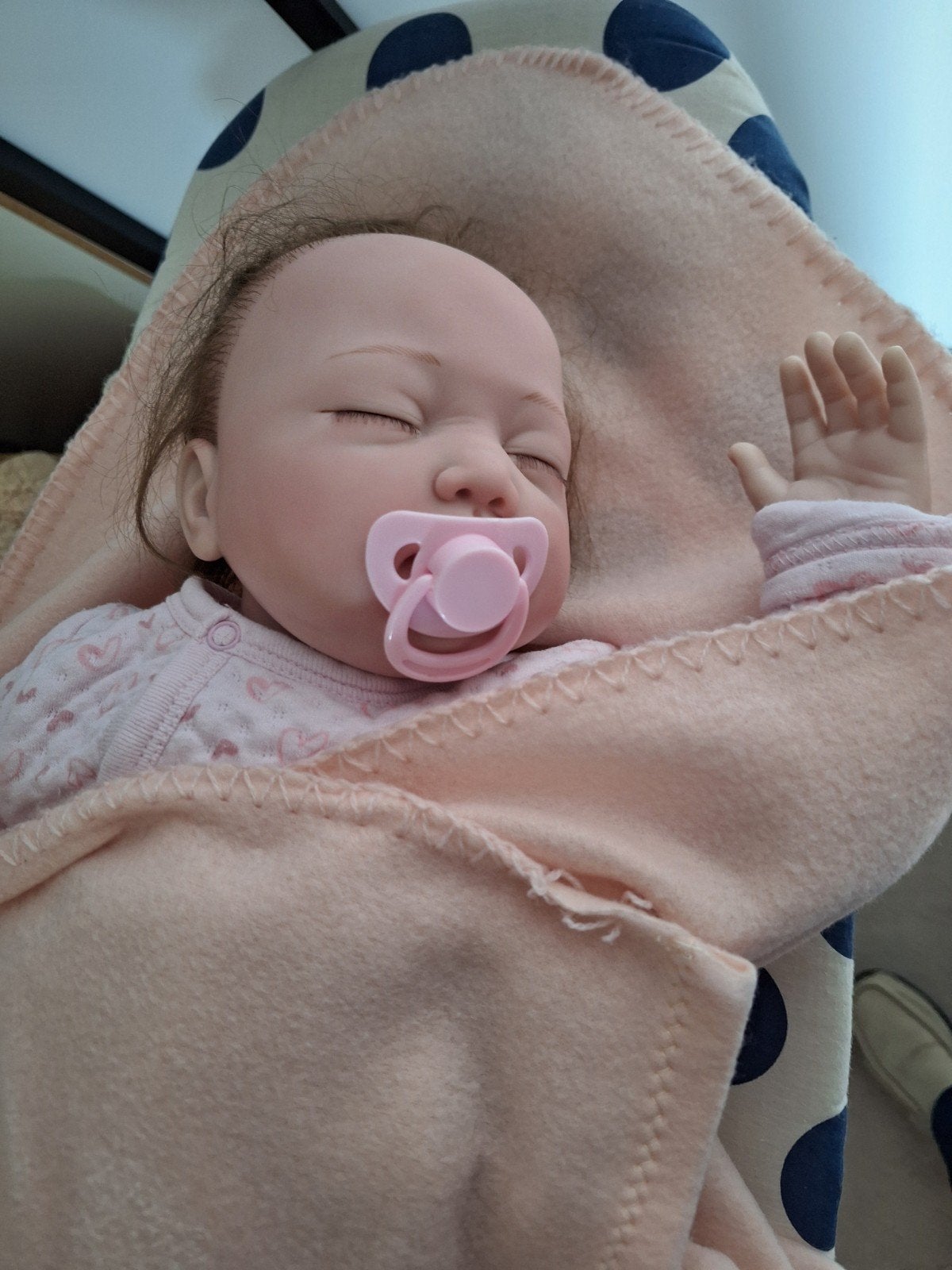 Reborn babypop, Ophalen of Verzenden, Gebruikt, Pop