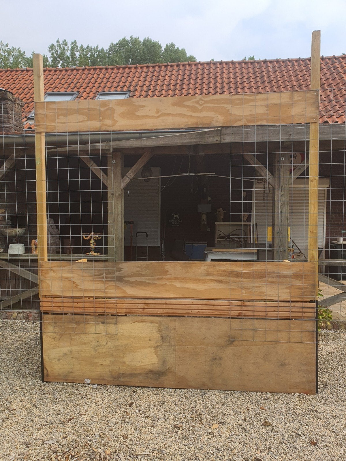 dj houten stelling voor feest, Muziek en Instrumenten, Dj-sets en Draaitafels, Ophalen, Gebruikt, Dj-set, Overige merken