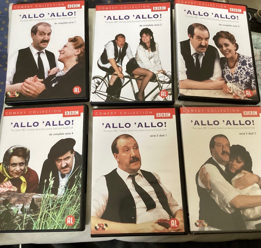 Allo ‘Allo ! - Van seizoen 1 tot en met seizoen 5, Cd's en Dvd's, Dvd's | Tv en Series, Vanaf 12 jaar, Ophalen of Verzenden, Zo goed als nieuw