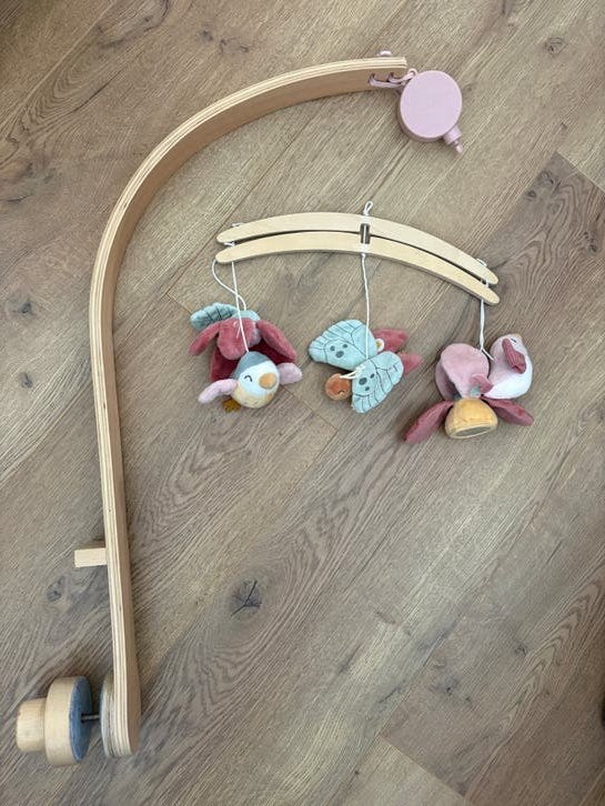 Little Dutch Muziekmobiel - roze, Ophalen, Zo goed als nieuw, Mobiel, Met geluid