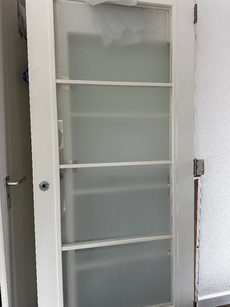 2 x Binnen deuren, Doe-het-zelf en Verbouw, Ophalen, Binnendeur, Zo goed als nieuw, 200 tot 215 cm