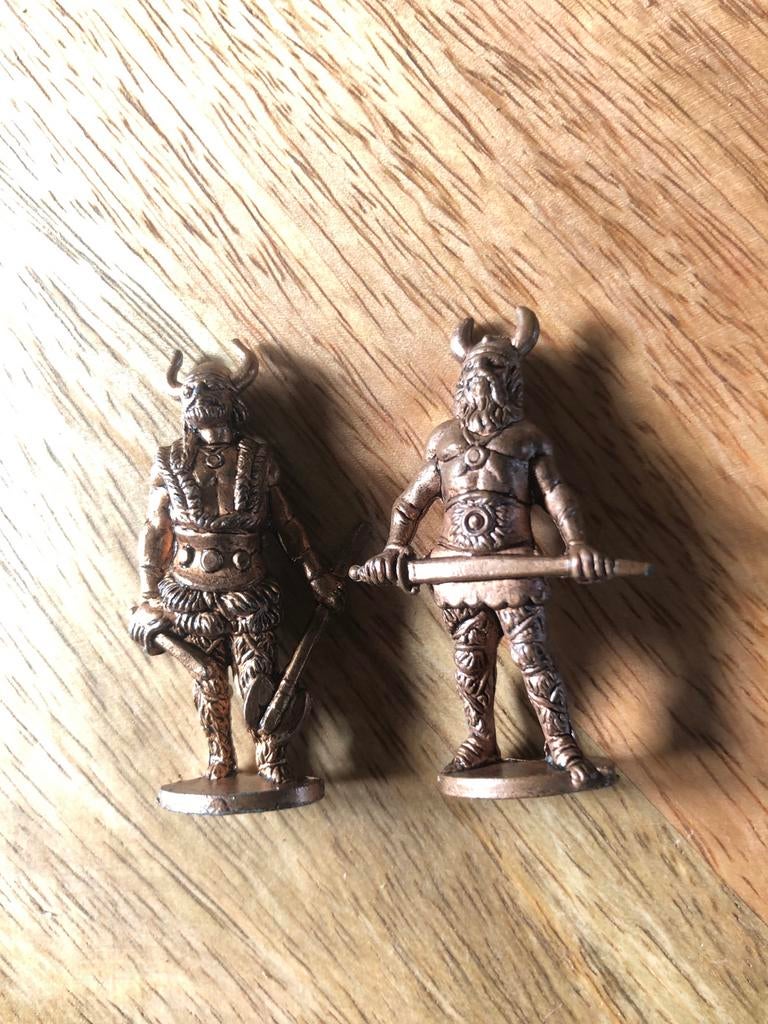 Vikingbeeldjes - Set van 2 gedetailleerde figuren, Verzamelen, Beelden en Beeldjes, Ophalen of Verzenden, Gebruikt, Mens
