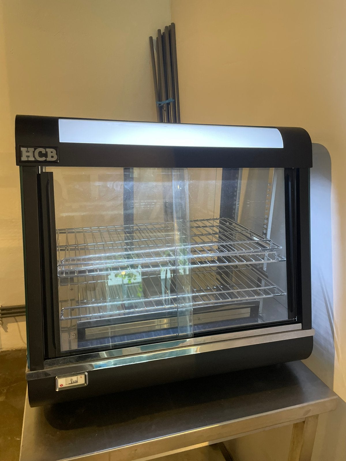 HCB warmhoud vitrine, Ophalen, Zo goed als nieuw, Minder dan 45 cm