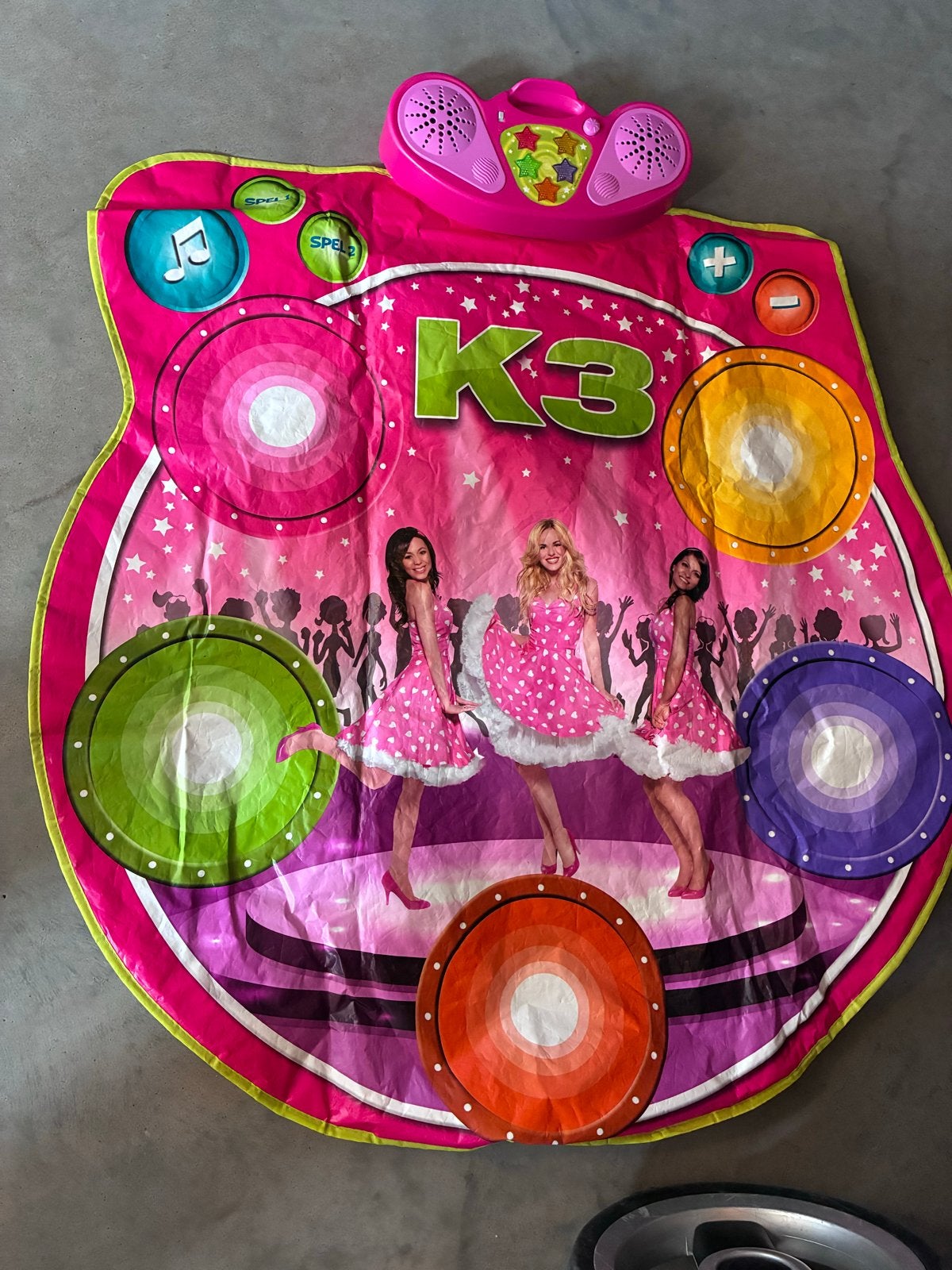 K3 Dansmat met geluid en licht, Ophalen of Verzenden, Gebruikt, Meisje