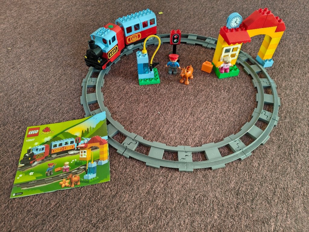 Duplo  electrische treinsets 10506 + 10507 + 10508, Overige thema's, Inclusief accessoires, Ophalen of Verzenden, Zo goed als nieuw