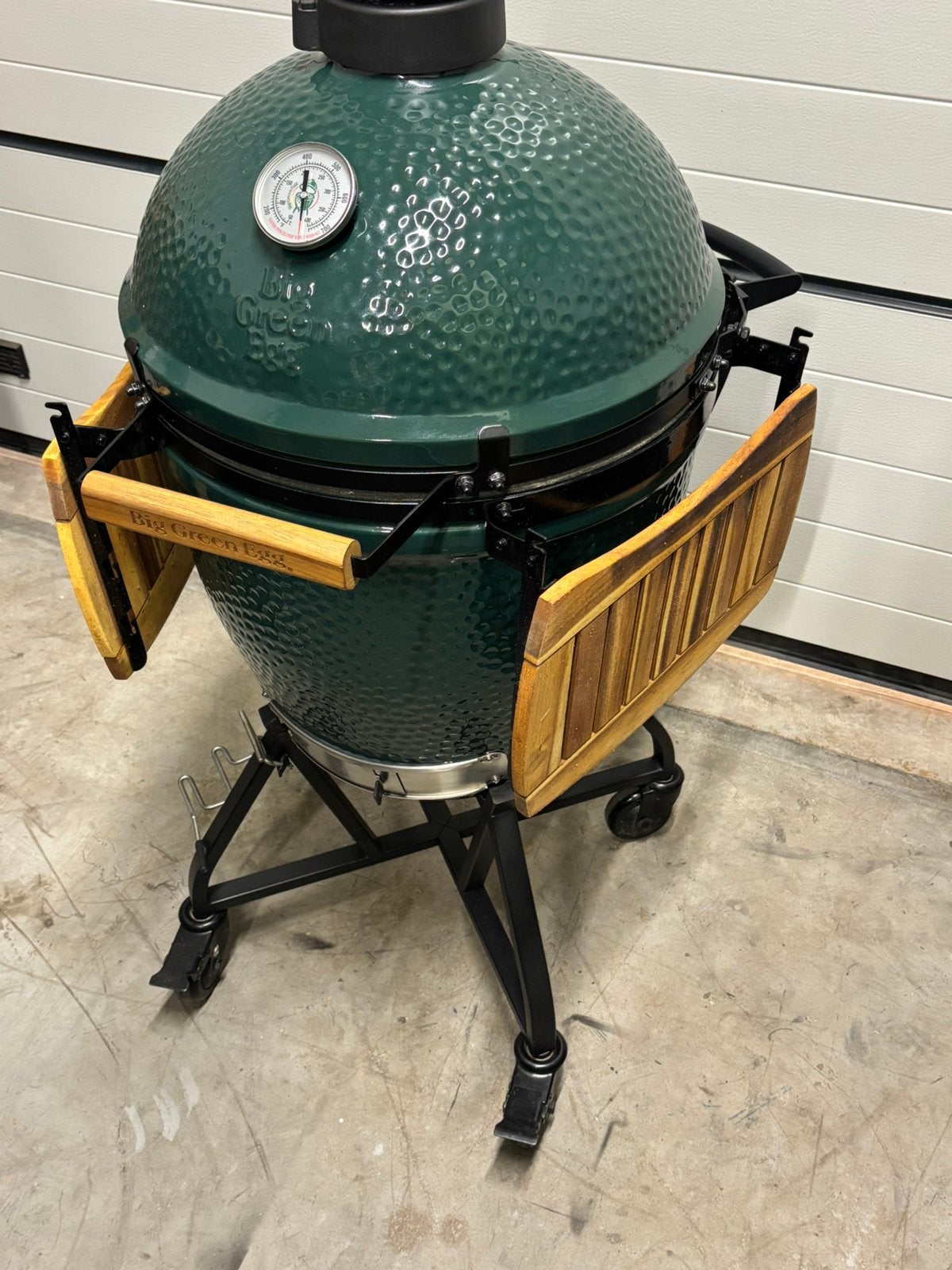 Big Green Egg Large | Nieuwstaat | Garantie | Complete Set, Tuin en Terras, Houtskoolbarbecues, Ophalen, Nieuw, Met accessoires