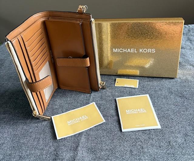 Michael Kors pols- avondtasje, Verzenden, Nieuw, Beige, Avondtasje