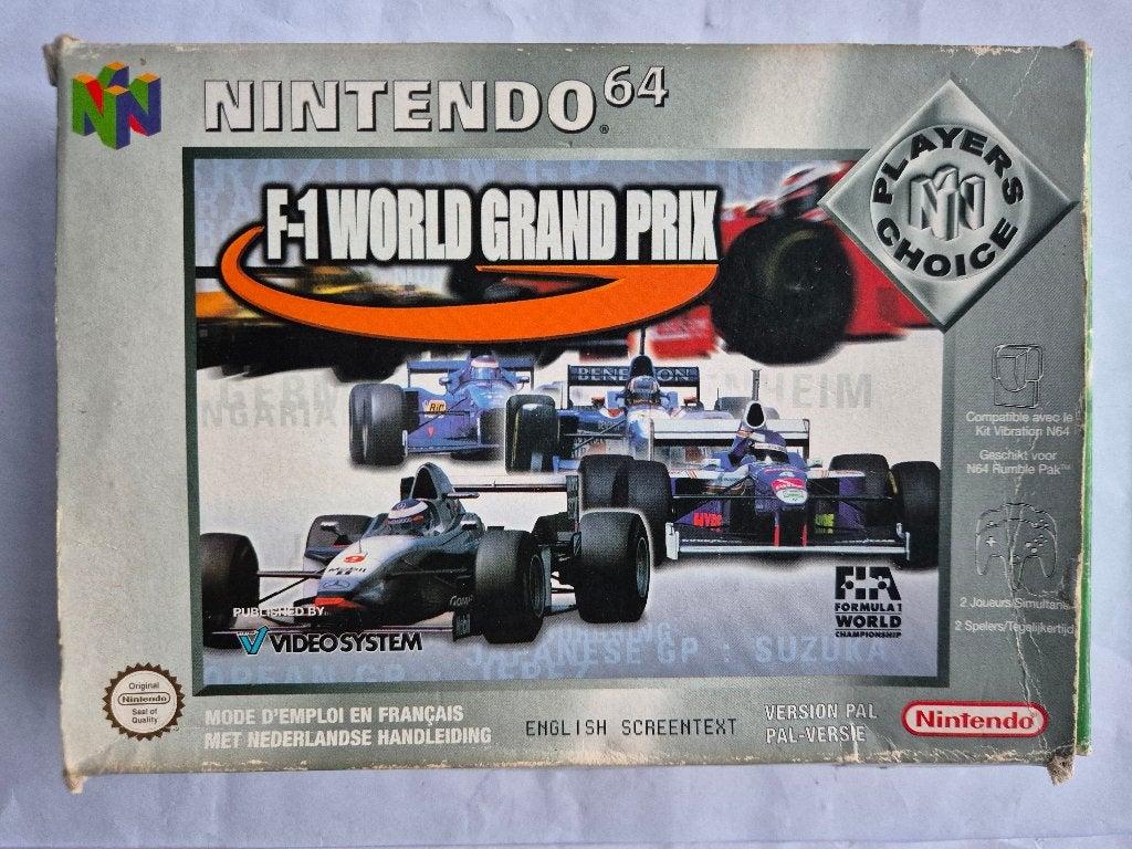 F1 WORLD GRAND PRIX, Gebruikt, 1 speler, Ophalen of Verzenden, Vanaf 3 jaar