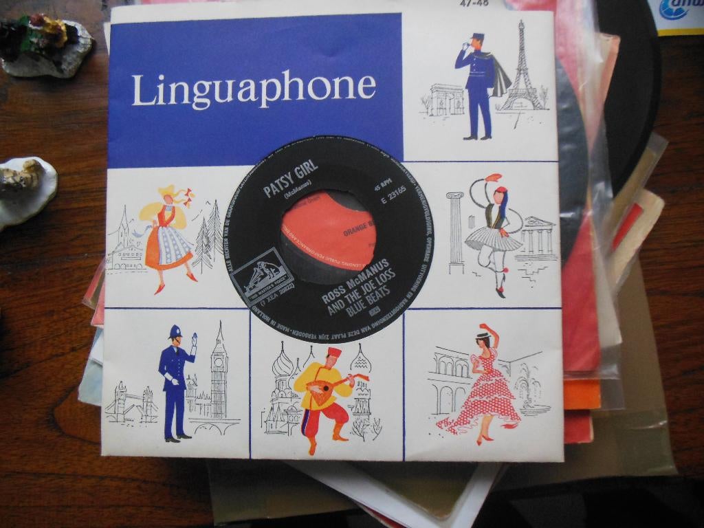 single ross macmanus and the joe loss blue 45rpm jukebox, Gebruikt, 7 inch, Single, Ophalen of Verzenden