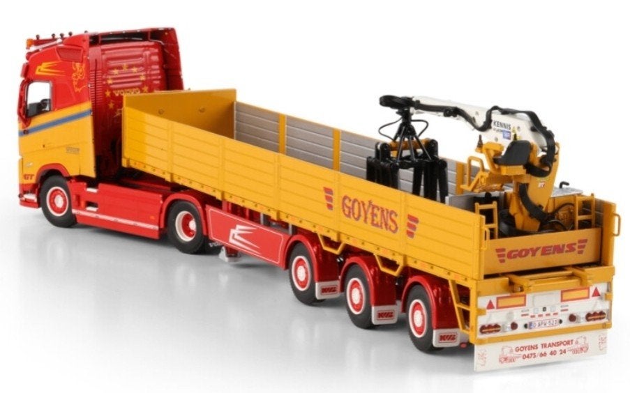 WSI VOLVO FH AERO GLOBETROTTER +  STENENTRAILER - GOYENS, Wsi, ., Nieuw, Ophalen of Verzenden