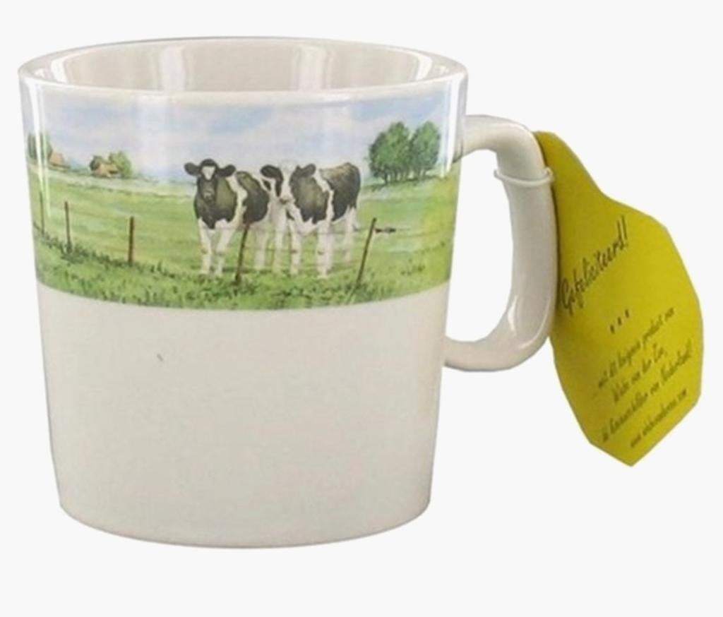 Wiebe van der Zee koffie mokje kraamvisite!, Overige typen, Nieuw, Ophalen of Verzenden, Overige stijlen