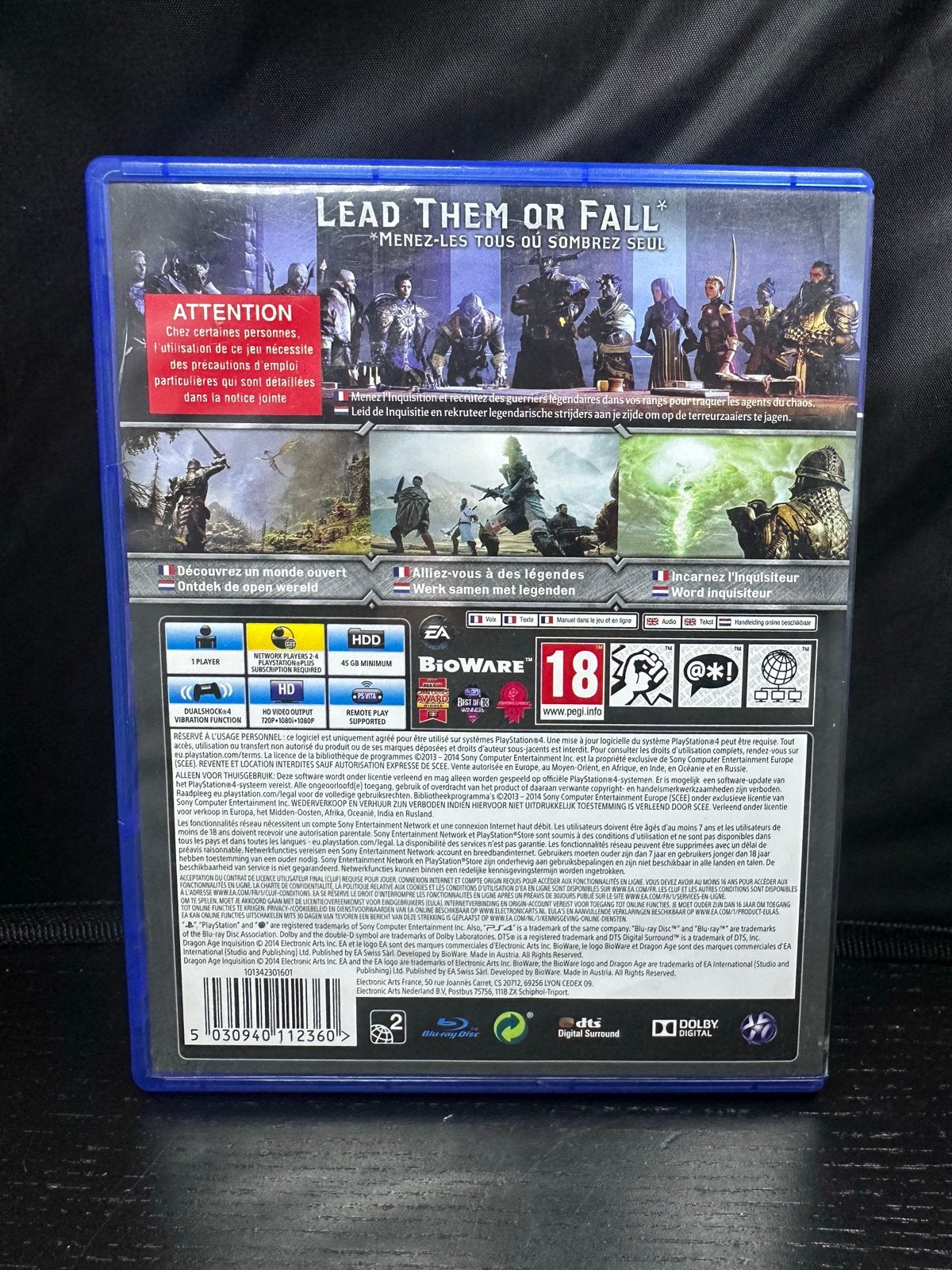 Dragon Age Inquisition PS4 Game - Zo goed als nieuw, G, Zo goed als nieuw, W, D