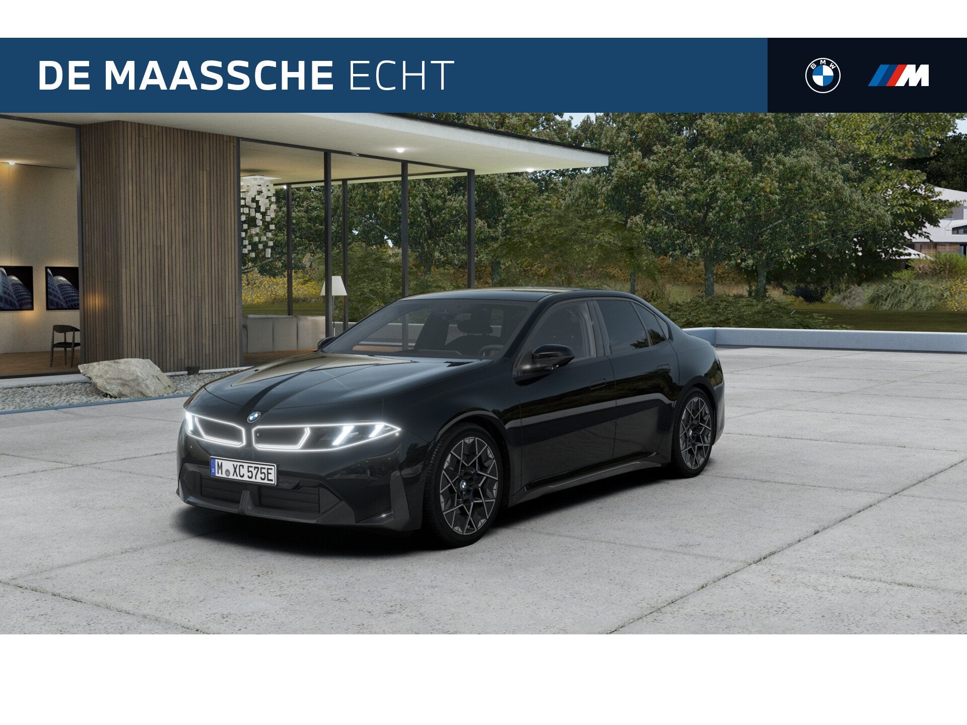 BMW i3 50 xDrive M Sport / Adaptieve LED / 3D Head-Up / Mult, Auto's, Automaat, Dealer onderhouden, Zwart, Adaptive Cruise Control