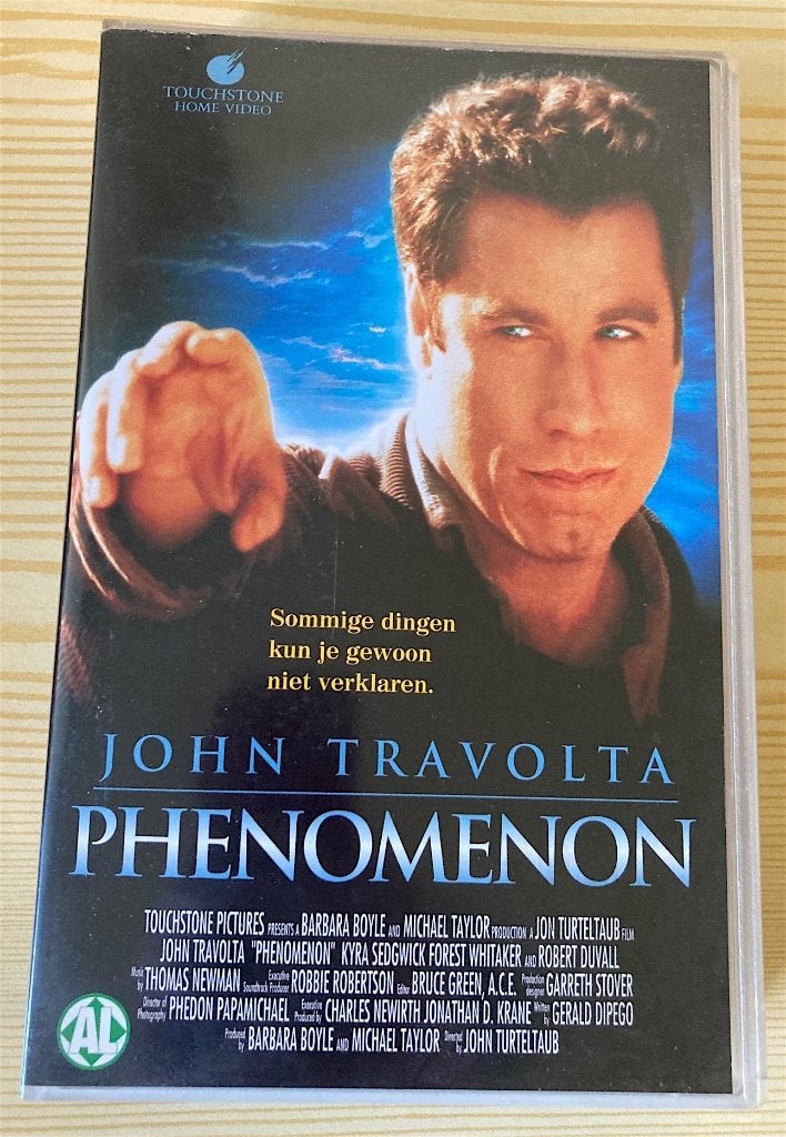 vhs Phenomenon met John Travolta (Video), Ophalen, Nederlands ondertiteld, Engels, Alle leeftijden