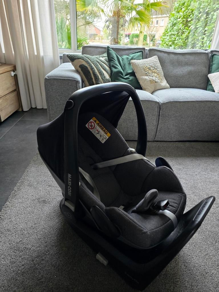 Maxi-Cosi Pebble Plus i-Size Autostoeltje - Antraciet/Grijs, Ophalen of Verzenden, Gebruikt