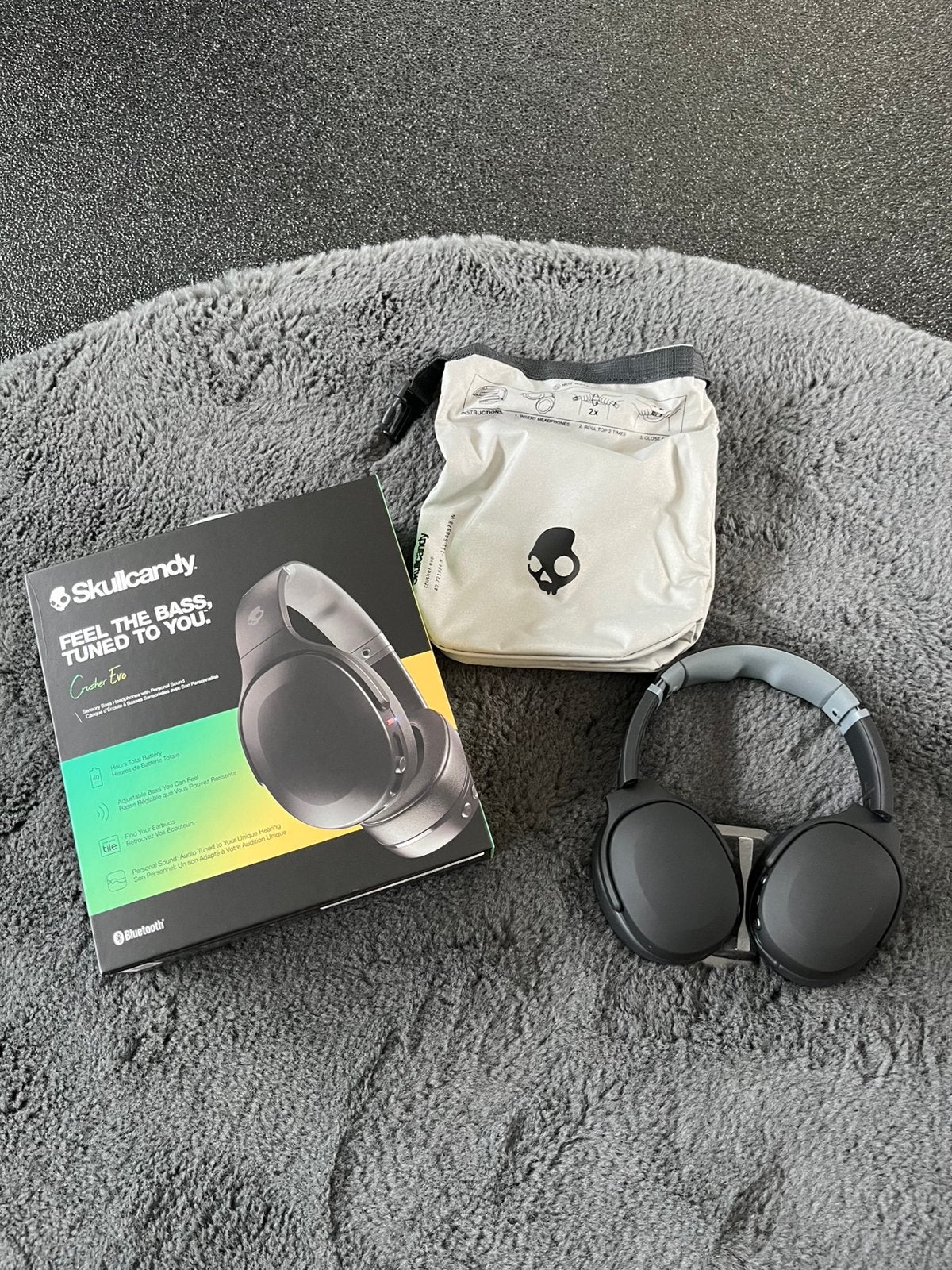 Skullcandy koptelefoon crusher evo nieuw met doos, Audio, Tv en Foto, Ophalen of Verzenden, Zo goed als nieuw, Overige merken