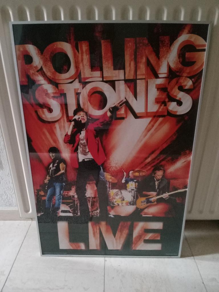 Rolling Stones Live concert poster origineel, Ophalen, Zo goed als nieuw, Poster, Artwork of Schilderij