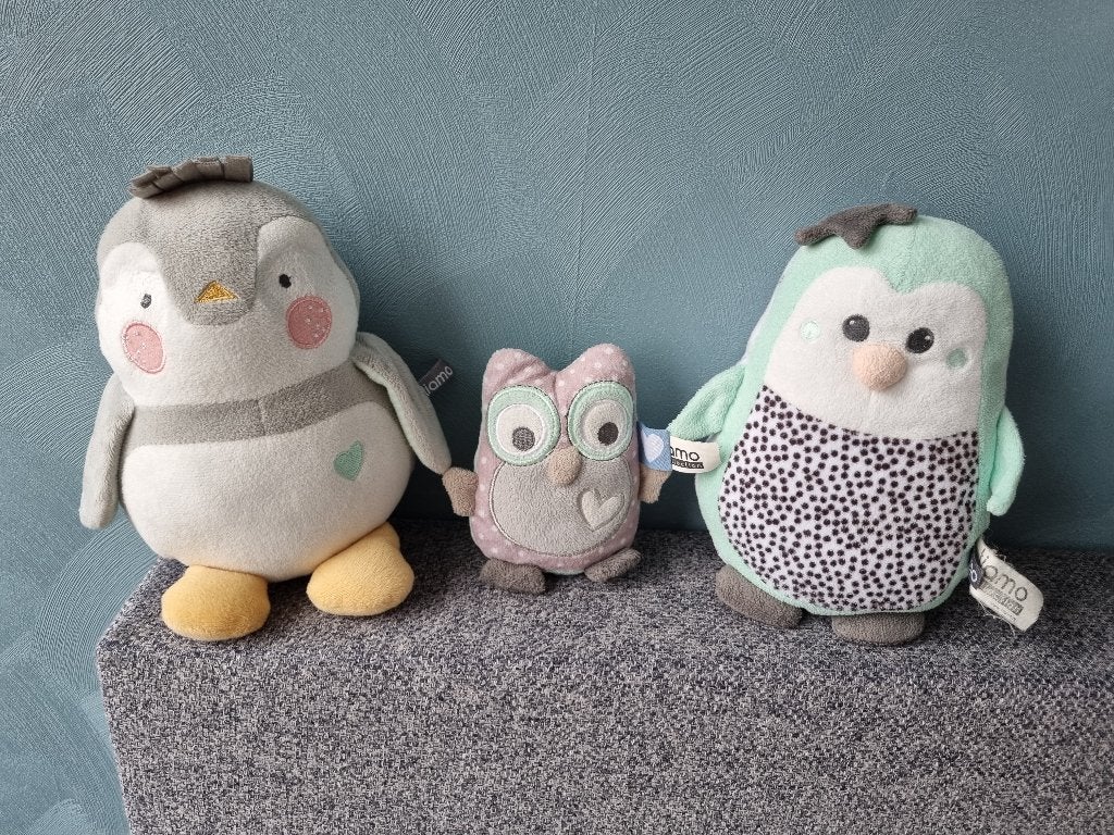 3x Tiamo knuffel uit de Hello Little One' collectie, Overige karakters, Overige typen, Ophalen of Verzenden, Zo goed als nieuw