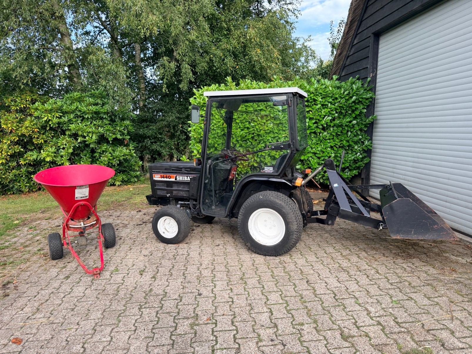 Shibaura sp 1440 mini trekker mini tractor met cabine heater, Ophalen, Gebruikt