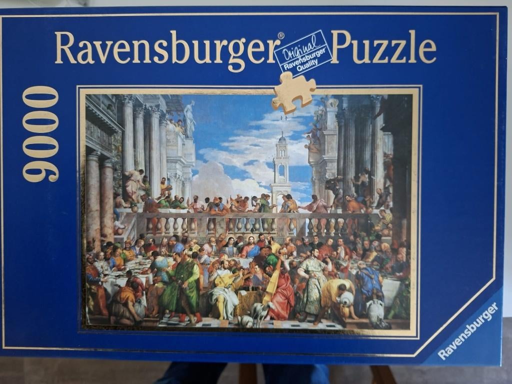 Ravensburger puzzel "Het Bruiloftsfeest te Kana", Ophalen of Verzenden, Meer dan 1500 stukjes, Zo goed als nieuw, Legpuzzel