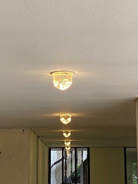 spots 6 stuks design Amsterdam Raak, Huis en Inrichting, Lampen | Spots, Ophalen, Gebruikt, Glas, LED
