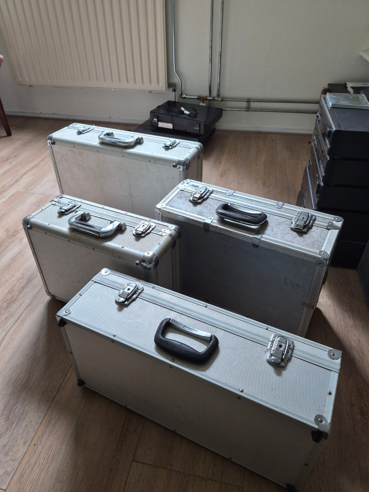 Diverse Flightcases voor Apparatuur en CD's