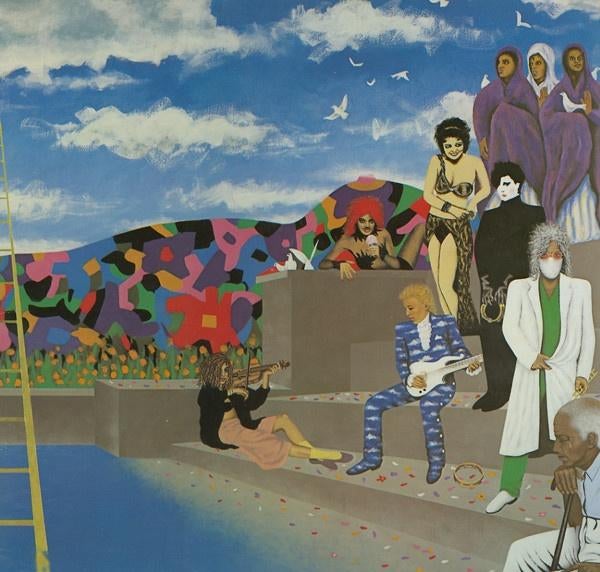 LP - Prince and the Revolution - Around the world in a Day, Cd's en Dvd's, Vinyl | Pop, Zo goed als nieuw, Beschermende buitenhoes