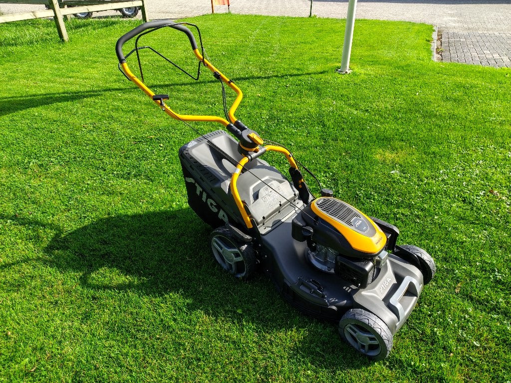 Stiga combi 753s benzine grasmaaier, nieuw!, Ophalen, Cirkelmaaier, -, -