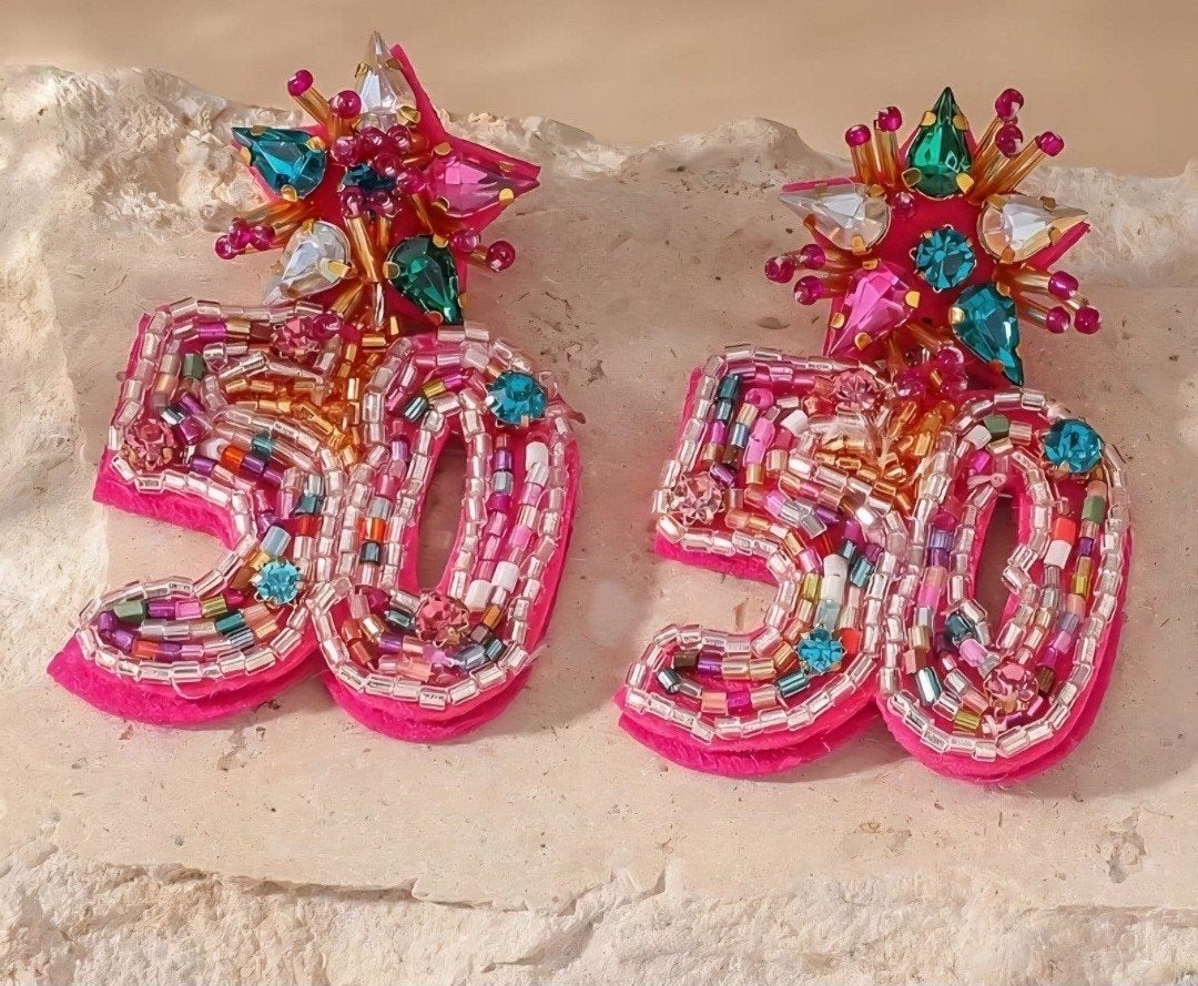 Feest 50 jaar oorbellen, Ophalen of Verzenden, Versiering, Abraham of Sarah