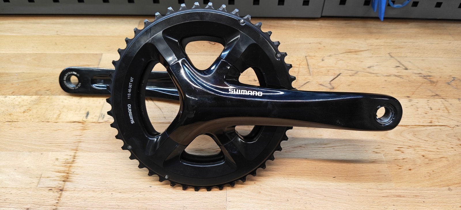 Shimano FC-RS510 170 crankstel 2x 11 speed, Crankstel of Pedalen, Ophalen of Verzenden, Zo goed als nieuw, Gravelbike